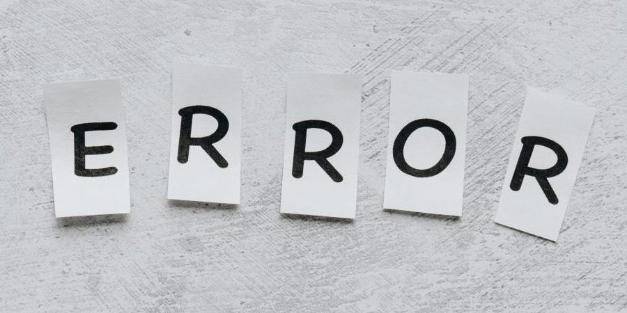 Error cut-out word