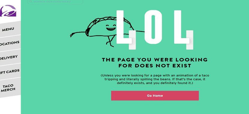 Example of a good page not found
