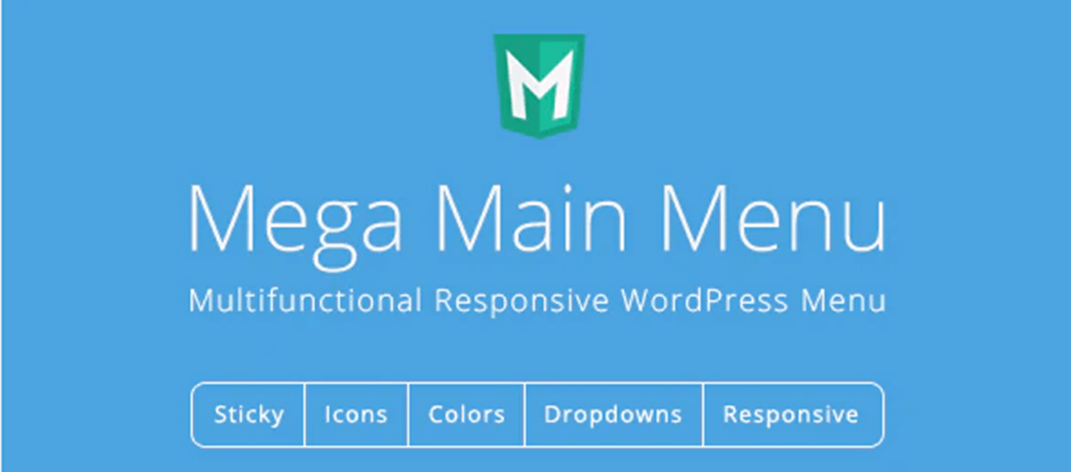 Mega Main Menu landing page