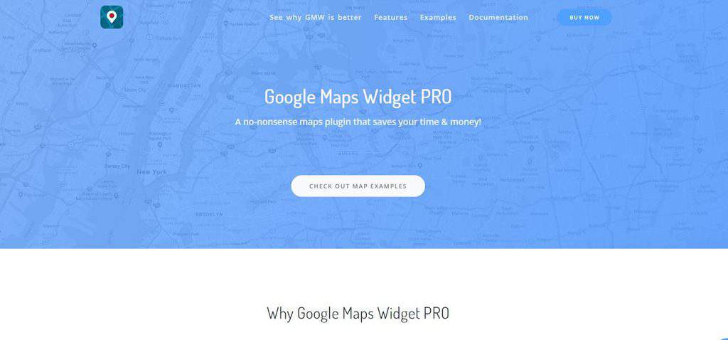 G Maps Widget homepage