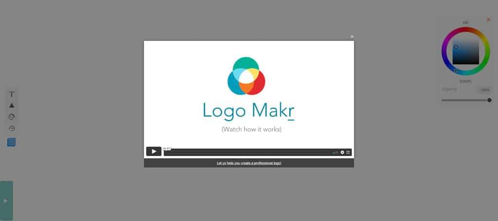 LogoMakr homepage