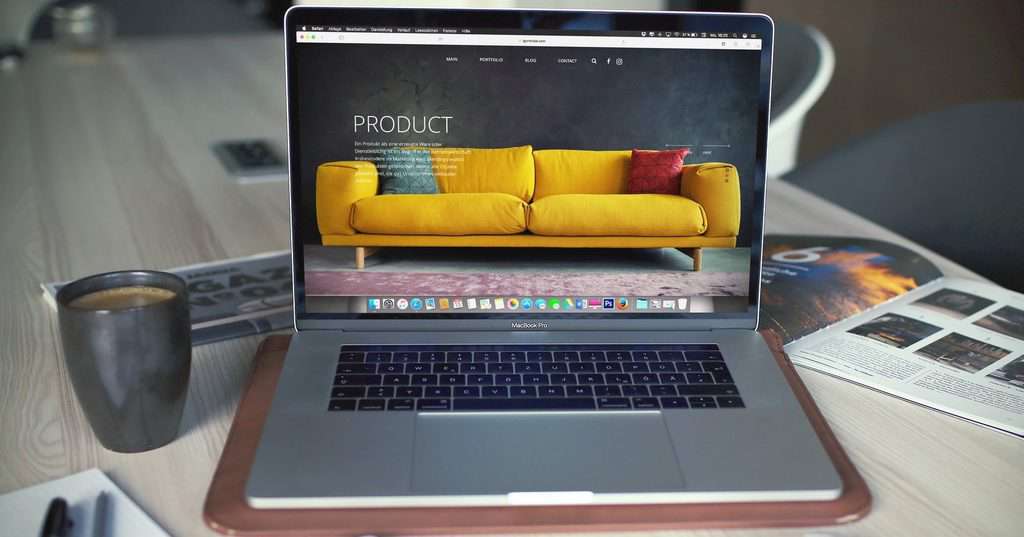 Image of furniture website
