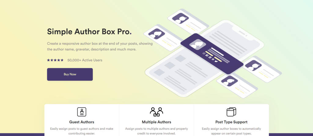 Simple Author Box homepage