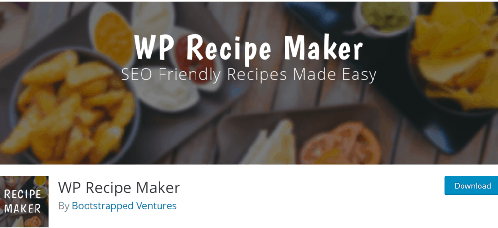 WP Recipe Maker banner