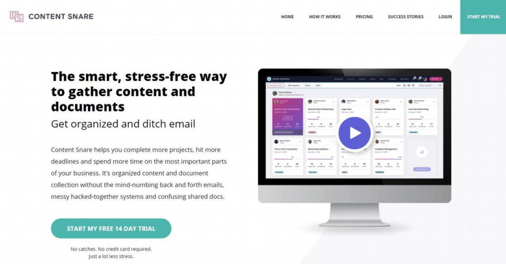 Content Snare website