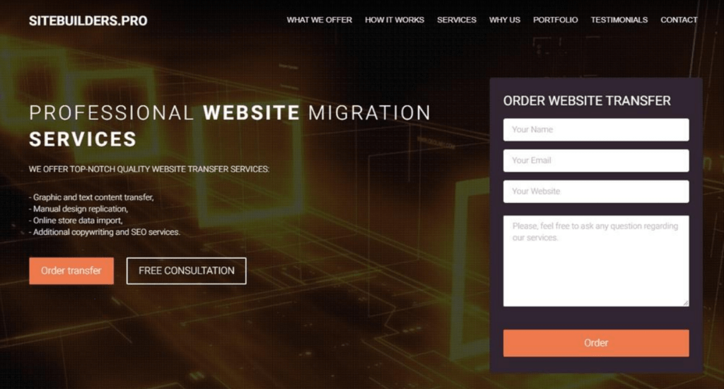 SiteBuilderPRO website