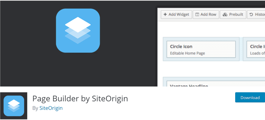 Page Builder by SiteOrigin 