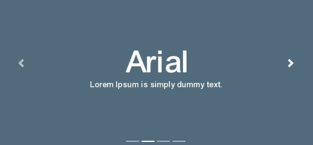 Arial example