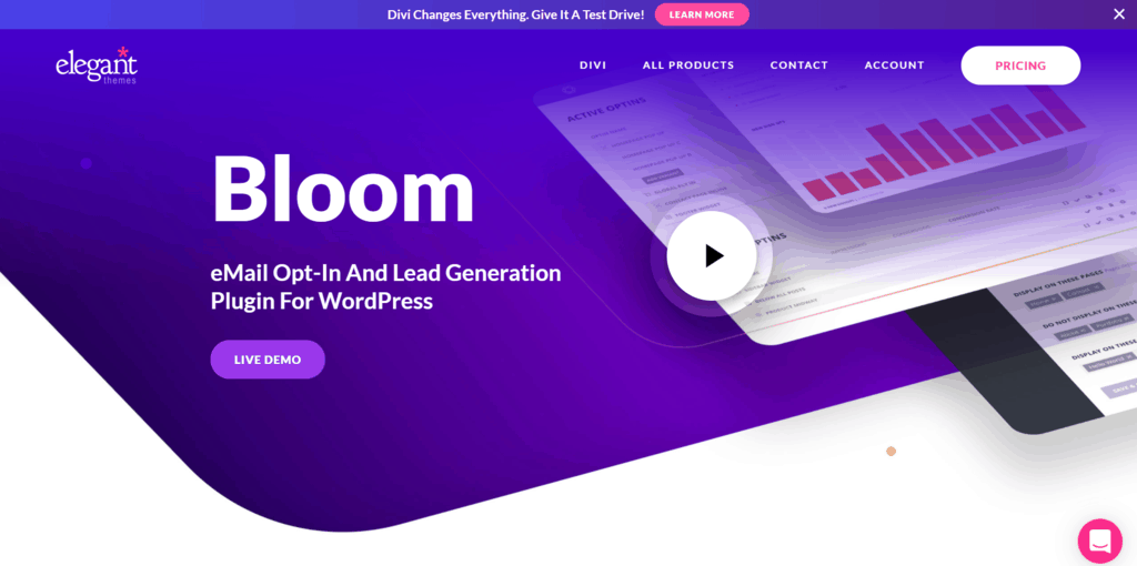 Bloom homepage