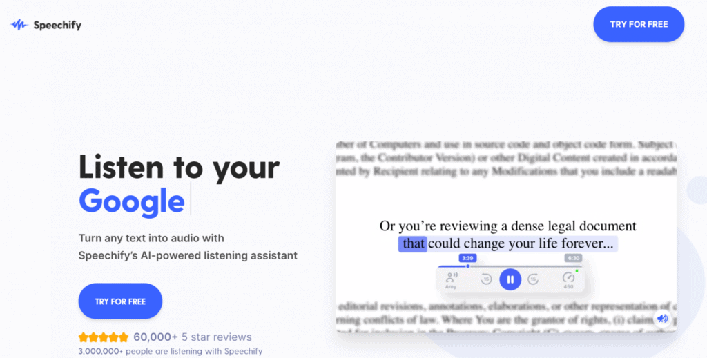 Best Alternatives to Speechify Unlock Your Productivity With a TextTo
