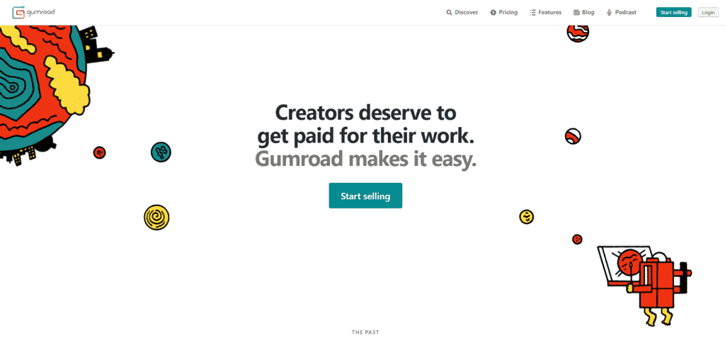 Gumroad website
