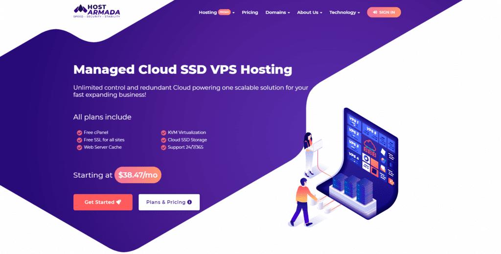 HostArmada VPS hosting