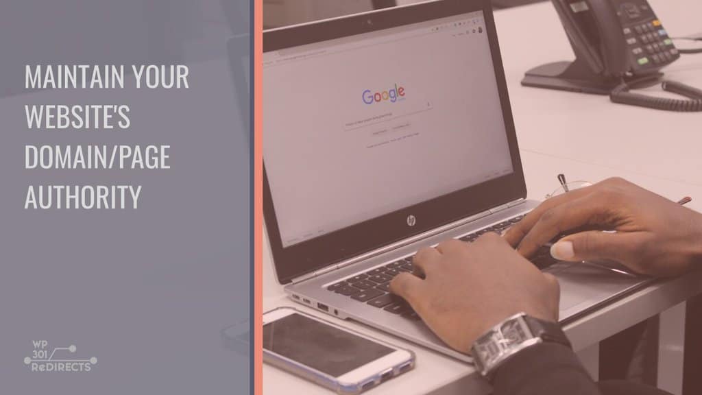 Maintain Your Websites Domain Page Authority