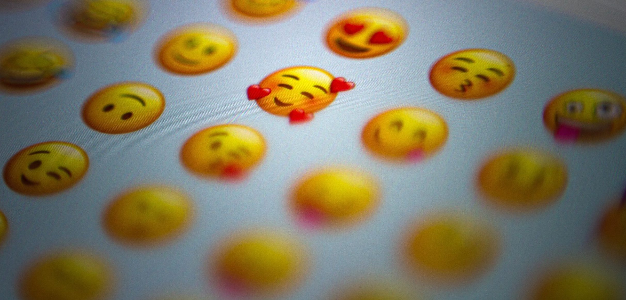 Emojies on screen