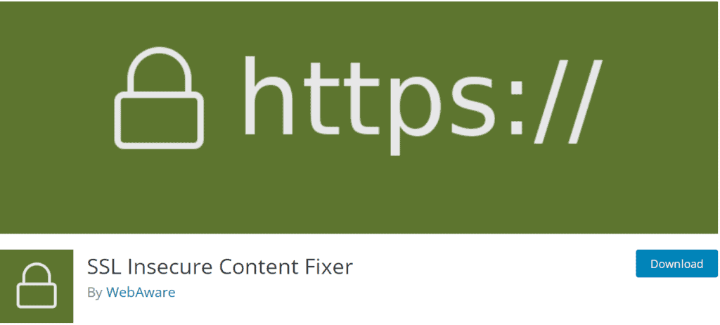 SSL Insecure Content Fixer banner