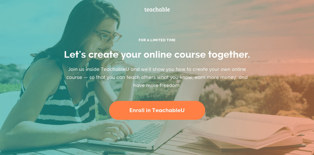 Teachableu homepage