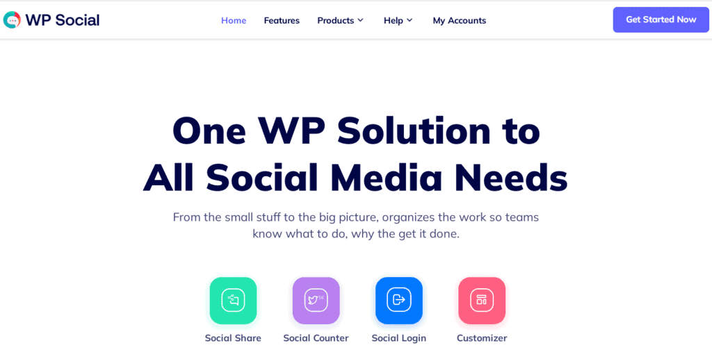 Wp Social website