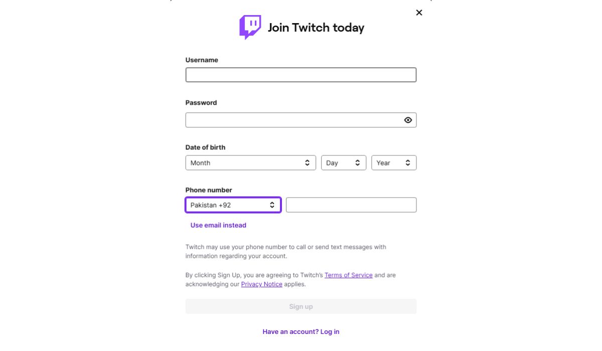 Create a Twitch Account: Visit the official Twitch website or app and create an account. This account will be your gateway to streaming and engaging with the community.