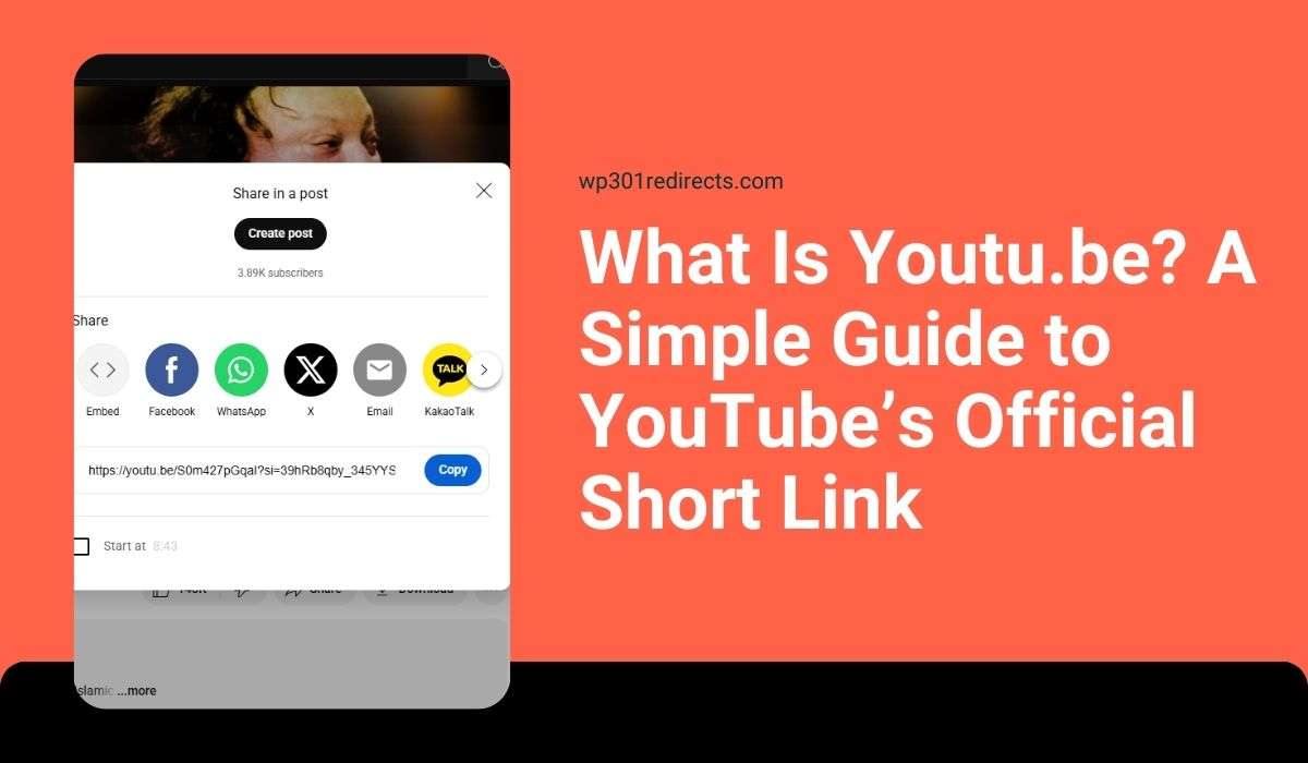 What Is Youtu.be? A Simple Guide to YouTube’s Official Short Link