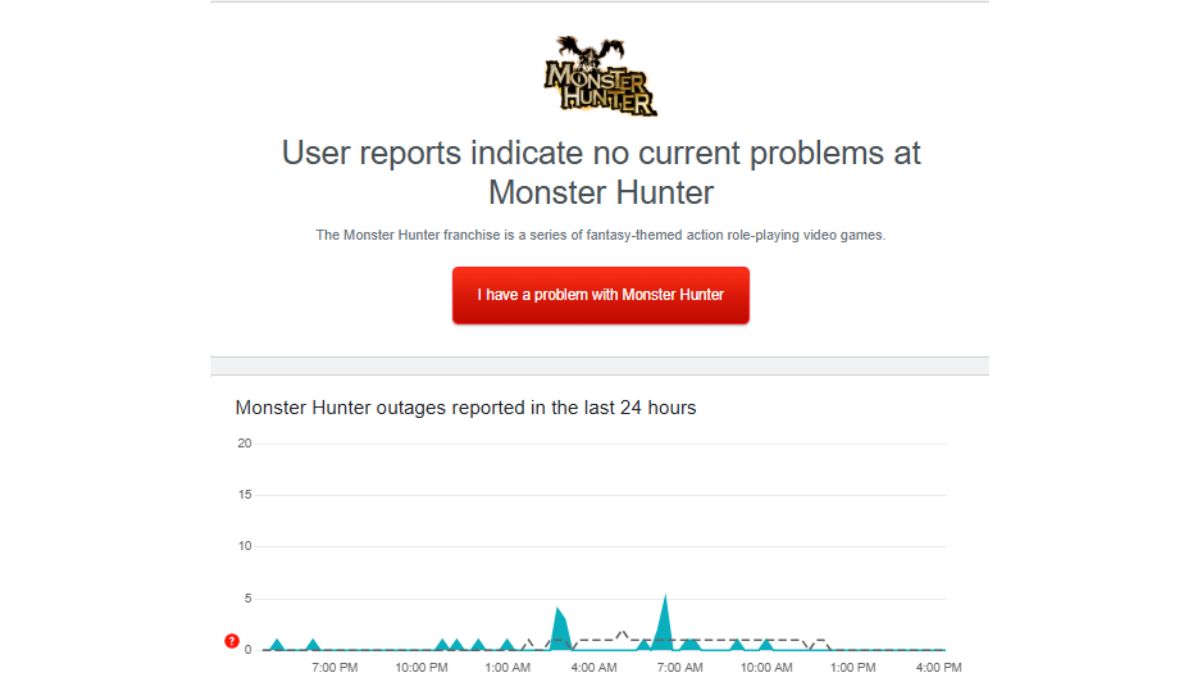 Check If Monster Hunter Wilds Servers Are Down