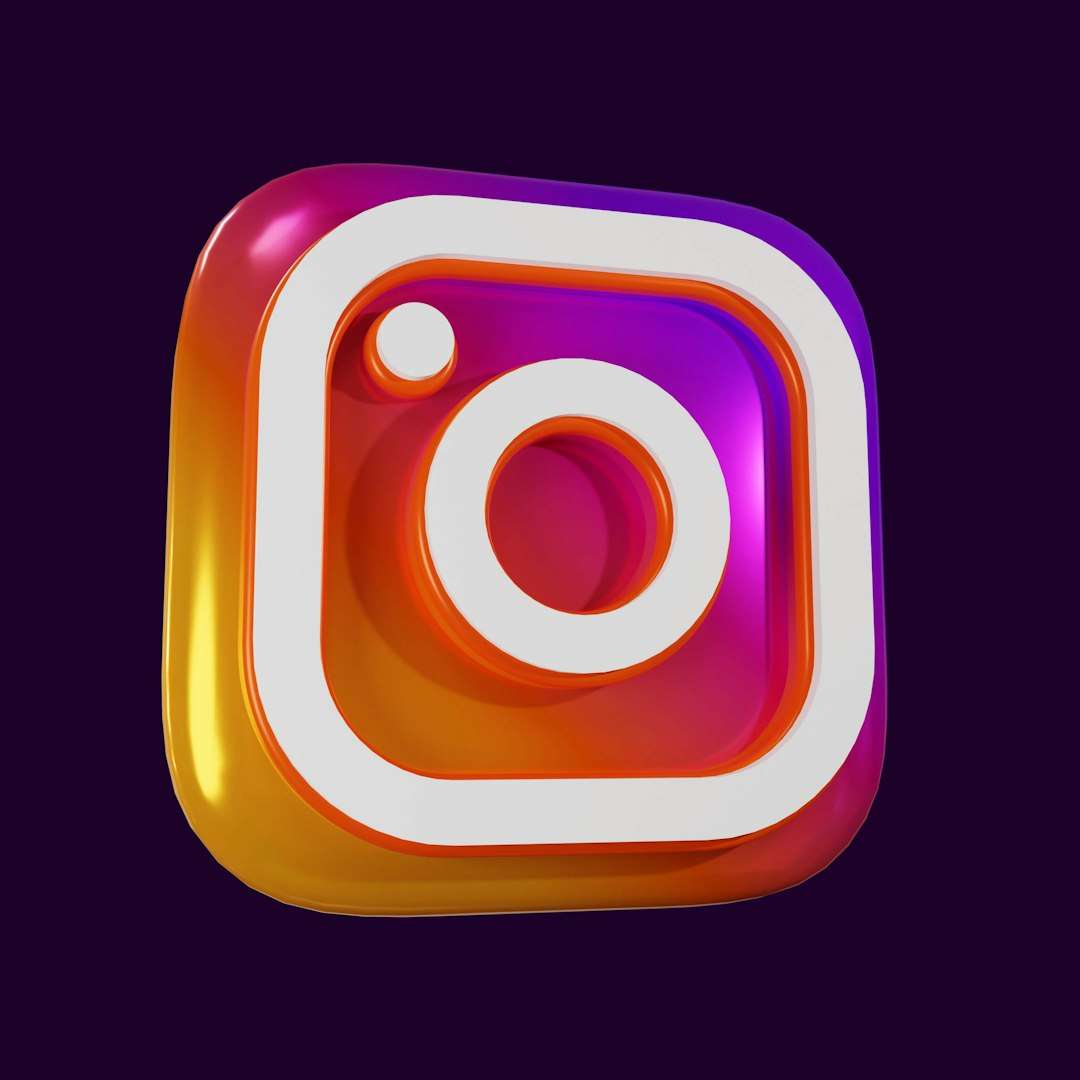 a colorful instagram logo on a purple background instagram analytics dashboard, social media metrics, marketing tools