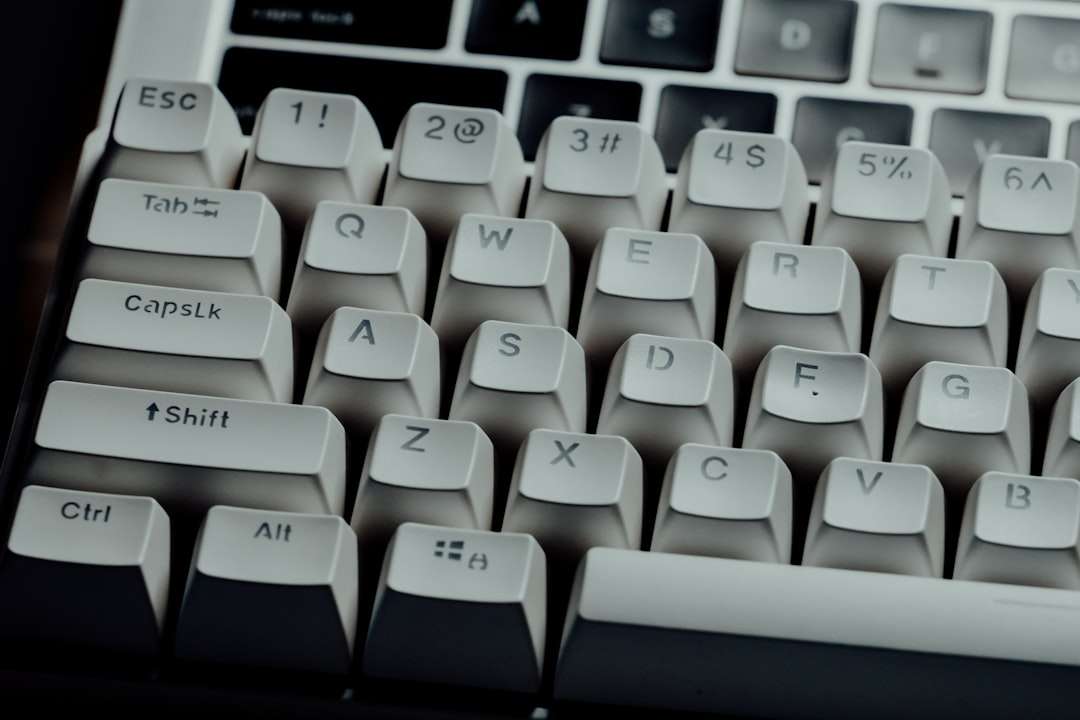 a close up of a keyboard keyboard shortcut gmail computer