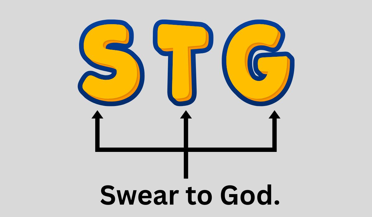 What does STG mean in Text and Social Media?