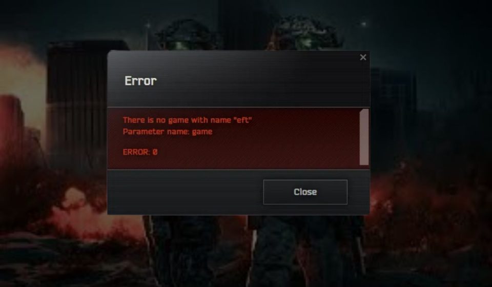 What Is Escape from Tarkov Error 0