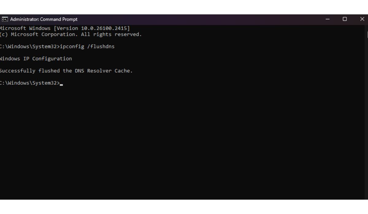 Flush DNS