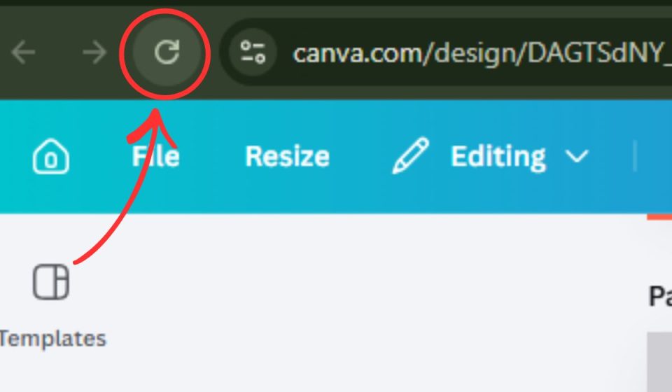 Refresh the Page and Try Again