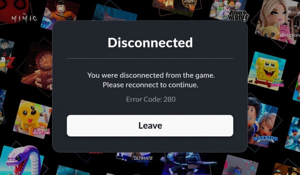 What Does Roblox Error Code 280 Mean