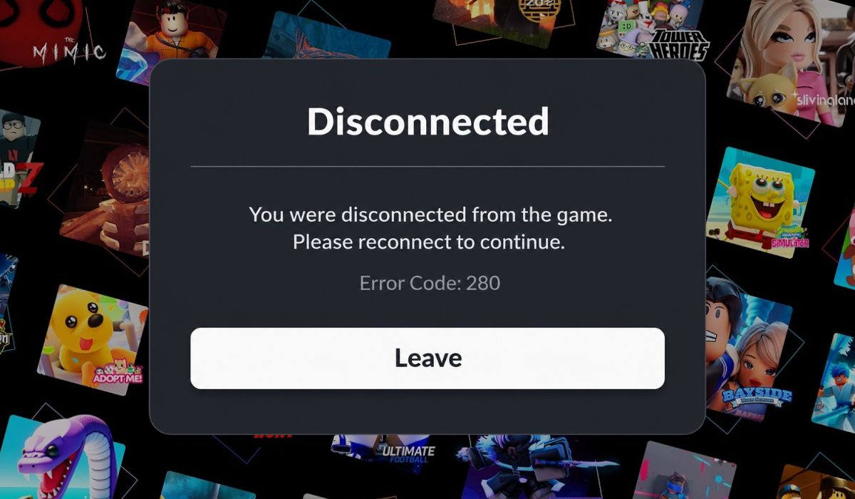 What Does Roblox Error Code 280 Mean