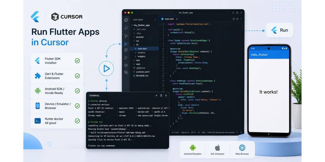 Can Cursor Run Flutter Apps?
