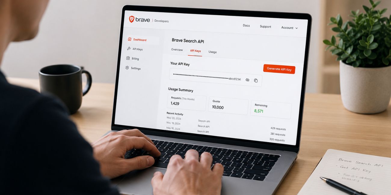 How to Get a Brave API Key Step by Step